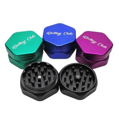 Rolling Club 2.5” Hex 2pc Aluminum Grinder