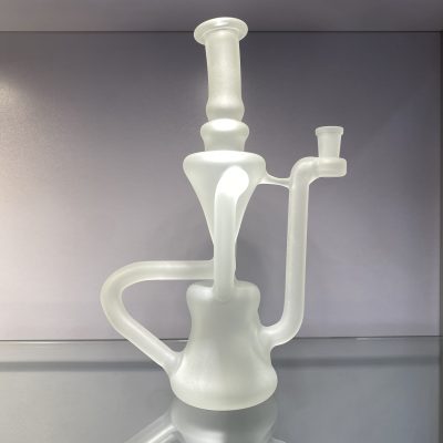 Sweet Justice Glass 9.5” Full Frosted Recycler